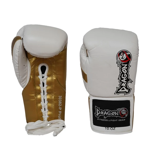 DragonDo 30382-P Profi Bağcıklı Profesyonel Boks Eldiveni - 10