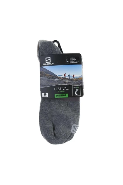 Salomon LC133580058 - Festival 2 Pack Outdoor Çorap - 5