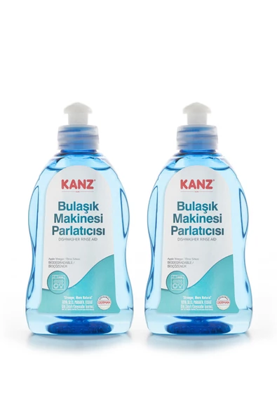 Kanz Bulaşık Makinesi Parlatıcısı 300 ml 2'li Temizlik Seti - 1