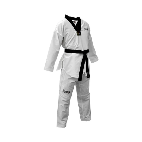 DragonDo 13120 Fighter Siyah Yaka Taekwondo Elbisesi - 2