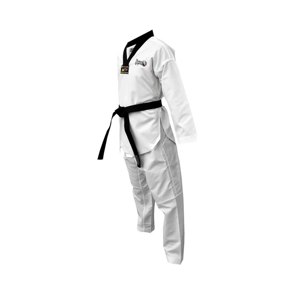 DragonDo 13120 Fighter Siyah Yaka Taekwondo Elbisesi - 3