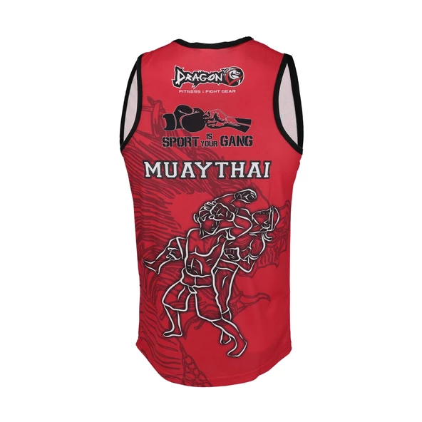 DragonDo 45759 Dijital Baskılı Muaythai Atleti - 9