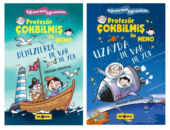 Profesör Çokbilmiş İle Memo Seti 2 Kitap
