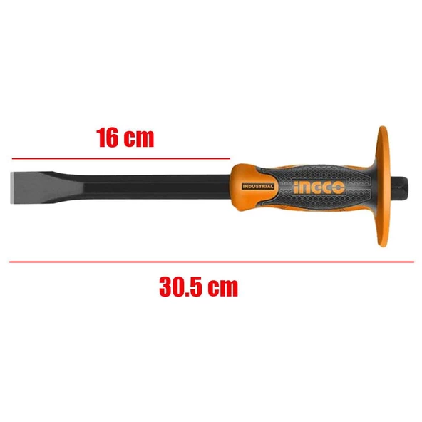 İngco Keski Yassı Uçlu Korumalı Muhafazalı Keski Murç 16 mm - 3