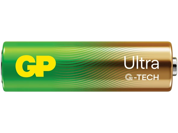 GP Batteries G-TECH Ultra Alkalin Kalem LR6 - AA Boy 1.5V Pil 2'li Kart - 2