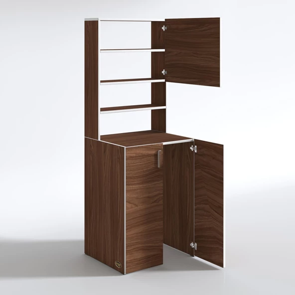 Kenzlife çamaşır makinesi dolabı kasparov cvz 180*066*55-20 banyo kapaklı arkalıksız - 4