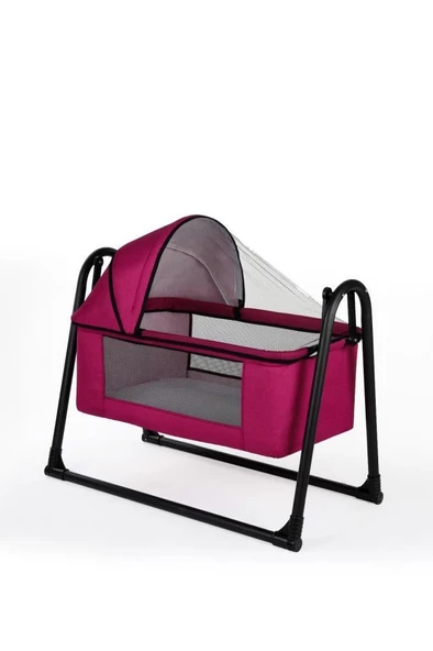 TommyBaby Sedef Sepet Beşik Portatif Bebek Beşiği Sallanır Beşik - 5