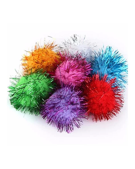 Bigpoint Simli 10 Renk Ponpon 50 Adet 3cm 921657 - 2