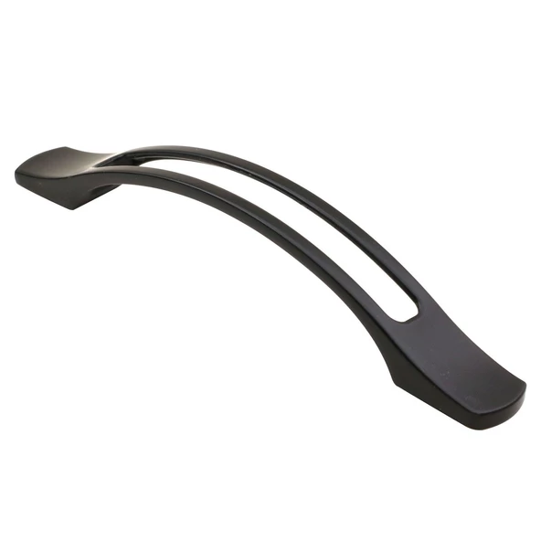 Aslı Mobilya Dolap Kapak Çekmece Kulpu Mat Siyah 128 mm Metal Kulp - 3
