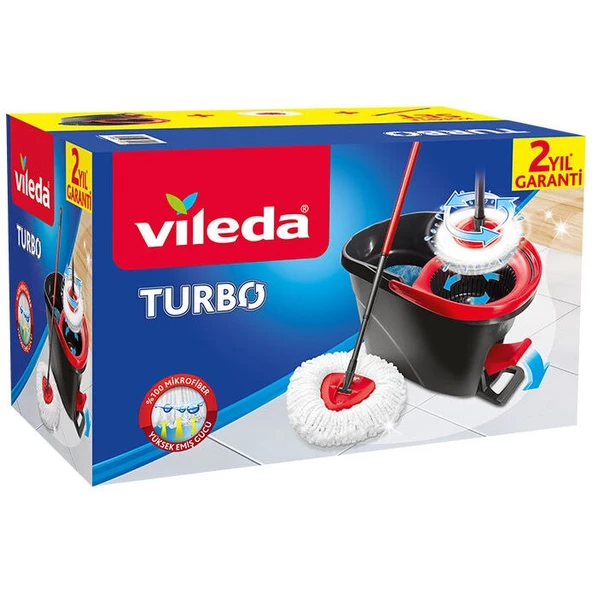 Vileda Turbo Pedallı Temizlik Seti - 3