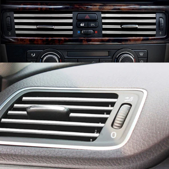 Araç İçi Dışı Geçmeli Krom Ftili 15metre Koruyucu U Tipi Nikelaj Çıta 15MT - 2