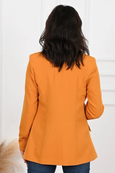 Kadın Astarlı Blazer Ceket 0101-22 - 5