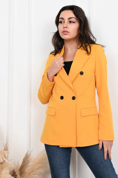 Kadın Astarlı Blazer Ceket 0101-22 - 2