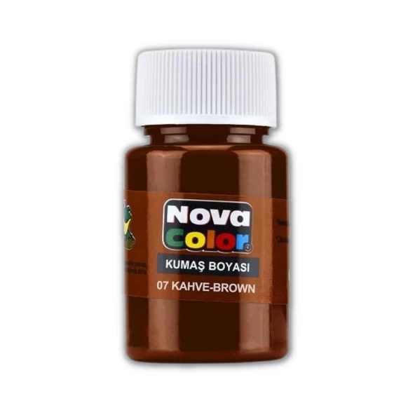 Kumaş Boyası Tişört Çanta Tekstil Boyası 30 ml 1 Adet Nova Color Kumaş Boyası 1 Adet - 2
