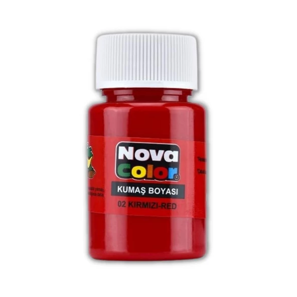 Kumaş Boyası Tişört Çanta Tekstil Boyası 30 ml 1 Adet Nova Color Kumaş Boyası 1 Adet - 3