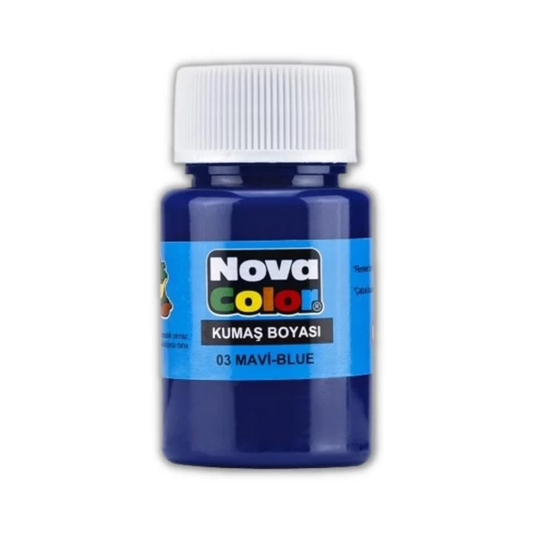 Kumaş Boyası Tişört Çanta Tekstil Boyası 30 ml 1 Adet Nova Color Kumaş Boyası 1 Adet - 4