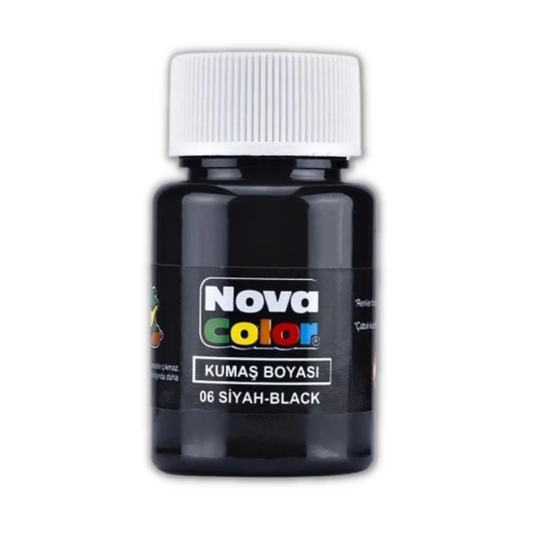 Kumaş Boyası Tişört Çanta Tekstil Boyası 30 ml 1 Adet Nova Color Kumaş Boyası 1 Adet - 8