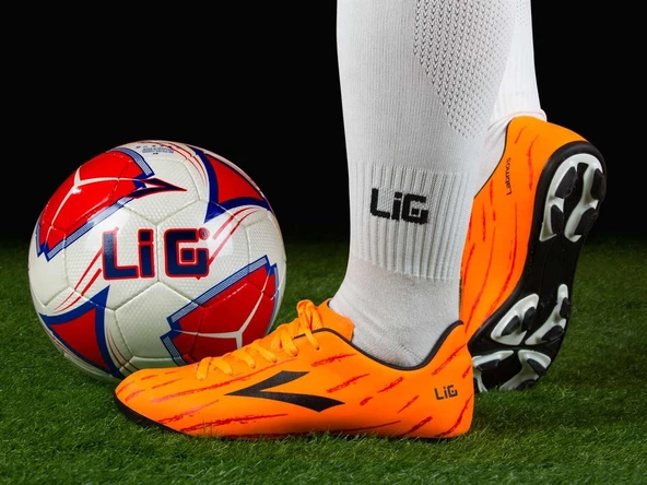 Lig LATMOS MATCH Turuncu Erkek Çocuk Krampon - 3