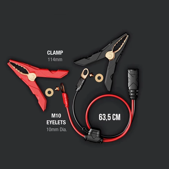 Noco Gc014 Maşalı Akü Bağlantı Kablosu - 7