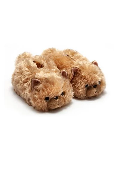 Tw Kedi-2 Kadın Hayvanlı Panduf Yy0306 - 2