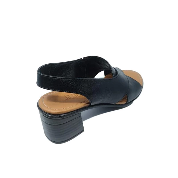 Janestt Kadın Hakiki Soft Deri Sandalet 145-20-02 - 5
