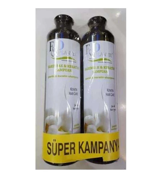 F&D Plantix Sarımsak & Keratin Şampuan - 700 ml 2li