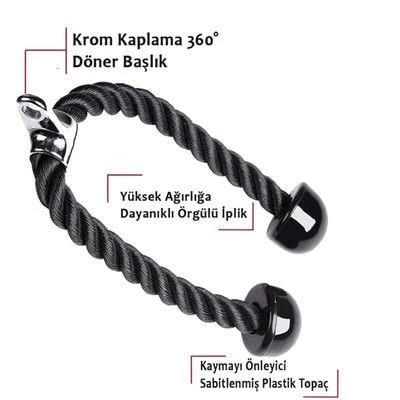 XTR Fitness Triceps Halatı - 4