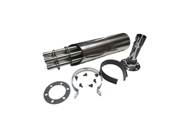 Chopper Egzoz Arka Kısmı Nikel Terminatör (Mikser) Tk - 1