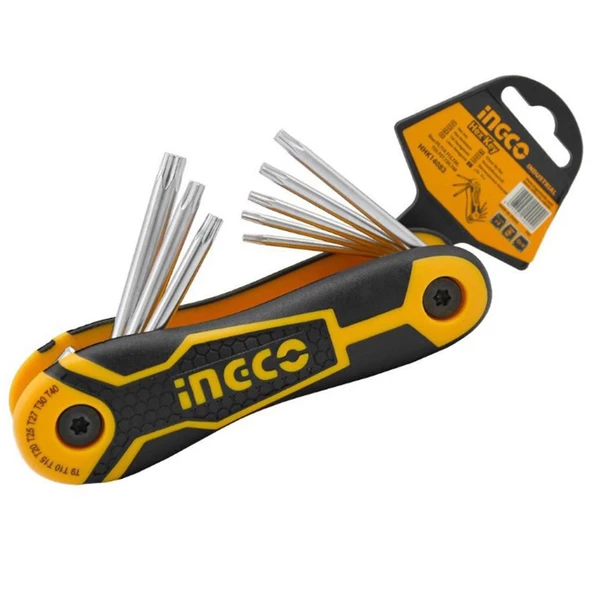 İngco Alyan Çelik Kasa Allen Torx Uçlu Anahtar Seti 8 Parça 2-8 mm - 2