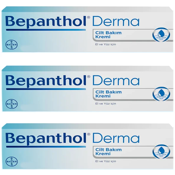 Bepanthol Derma Cilt Bakım Kremi 30 gr 3 ADET