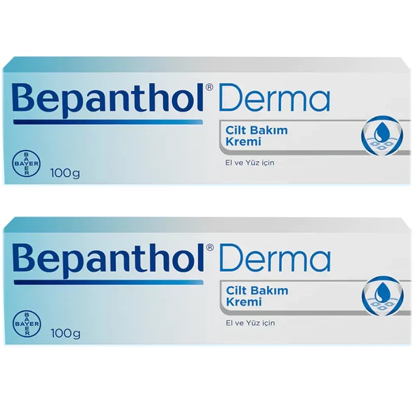 Bepanthol Derma Cilt Bakım Kremi 100 gr 2 ADET