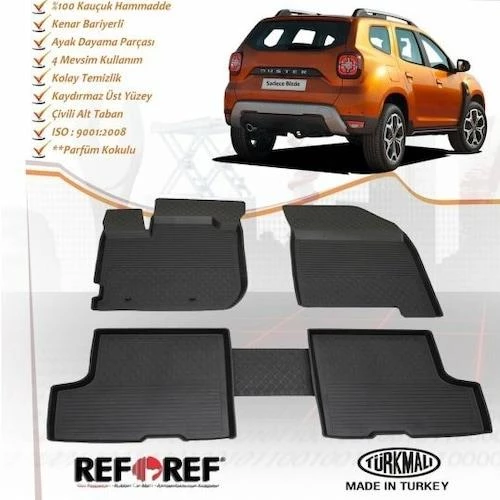 DACİA DUSTER 2010-2017 4D SİYAH REFREF OTO PASPAS - 2