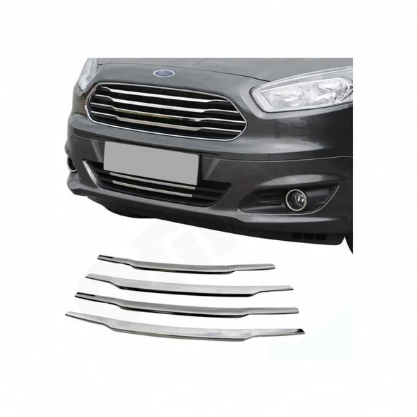 FORD COURİER 2014-2017 MODEL KROM ÖN PANJUR - 3