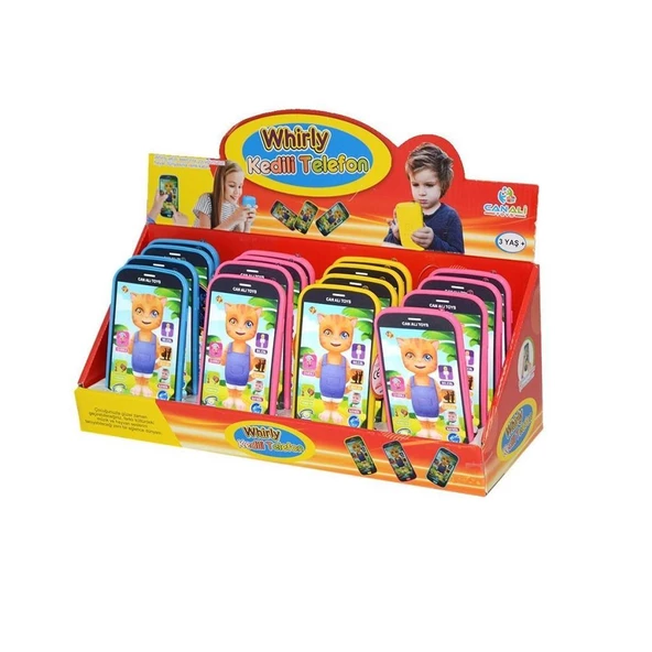 Can Ali Toys Eğitici & Öğretici Whirly Kedili Oyuncak Telefon - 6
