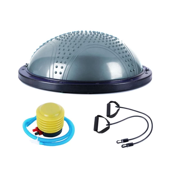 Dikenli Masaj Nokta Bosu Ball, Denge Yarım Pilates & Yoga Topu - 2