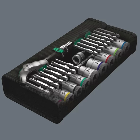 Wera 8100 SB 6 Cırcır Zyklop Karma Set 3/8" 05004046001 - 10