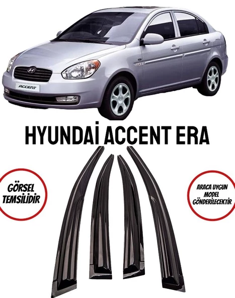 Hyundai Accent Era Cam Rüzgarlığı 4lü Takım