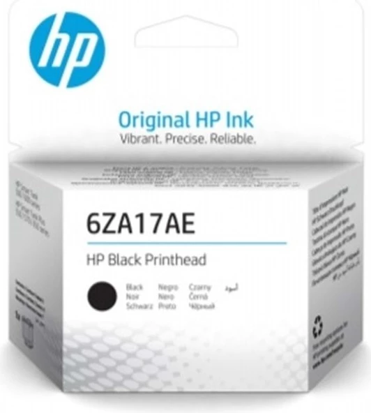 Hp 6Za17Ae Siyah Baskı Kafası Tank 500