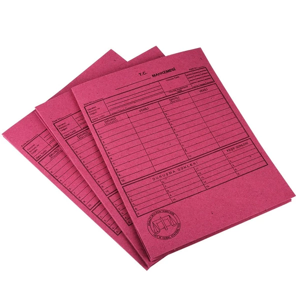 MAHKEME DAVA İCRA DOSYASI 50Lİ ALEMDAR ÜCRETSİZ KARGO - Resim 2