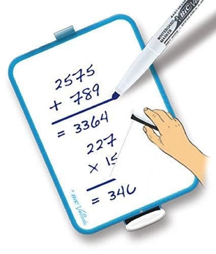 BİC MİNİ BEYAZ YAZI TAHTASI 1218  KALEM 1721  SİLGİ - Resim 3