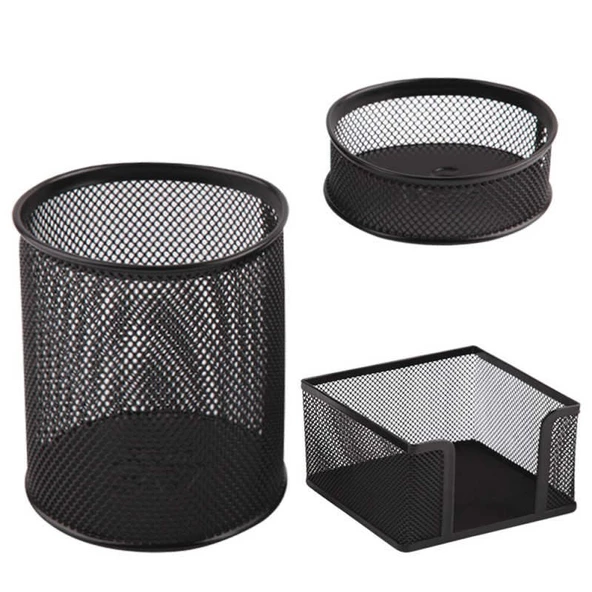 Masa Üstü kalemlik / Kağıtlık / Ataşlık / Kartviztlik / Çöp Kovas - Resim 3