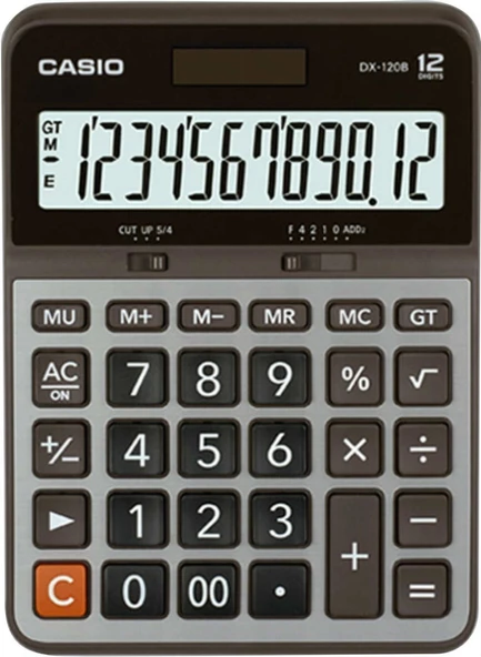 Casio DX-120B Masaüstü 12 Hane Hesap Makinesi
