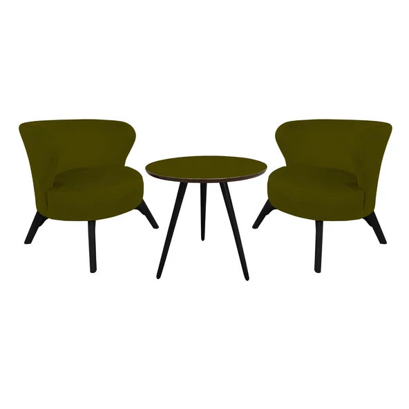 ReHome City Fiskos Set, Çay Seti, Berjer Koltuk Takımı - 4