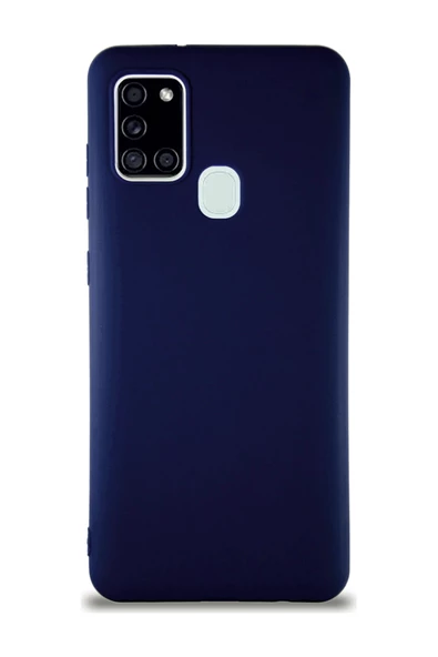 Samsung Galaxy A21s Kılıf Kamera Korumalı Silikon Rubber Arka Kapak - Resim 2