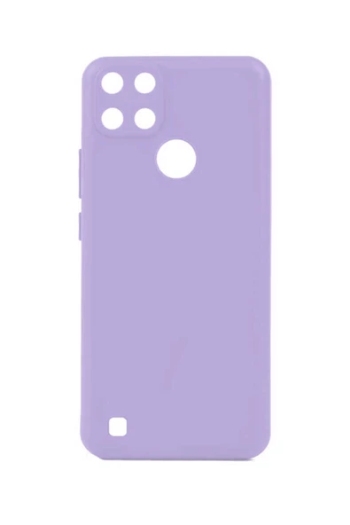 Realme C25Y Kılıf Kamera Korumalı Silikon Rubber Arka Kapak - Resim 3