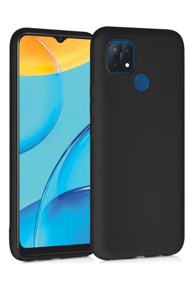 Oppo A15s Kılıf Kamera Korumalı Silikon Rubber Arka Kapak - Resim 3