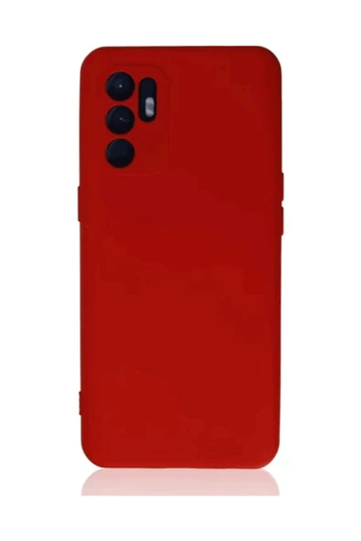 Oppo Reno 6 Kılıf Kamera Korumalı Silikon Rubber Arka Kapak - Resim 2