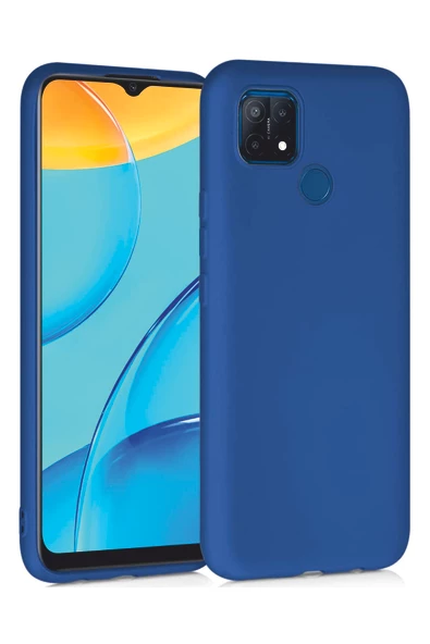 Oppo A15s Kılıf Kamera Korumalı Silikon Rubber Arka Kapak - Resim 2