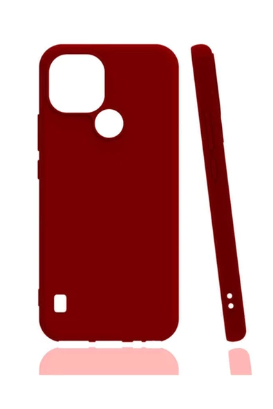 Realme C21Y Kılıf Kamera Korumalı Silikon Rubber Arka Kapak - Resim 5