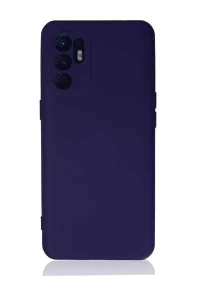 Oppo Reno 6 Kılıf Kamera Korumalı Silikon Rubber Arka Kapak - Resim 6
